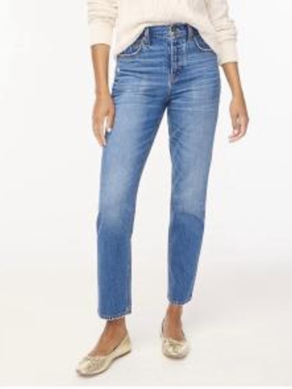 J.Crew - Women's High-Rise Straight Jeans